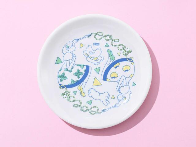 オリジナル美濃焼プレート(直径約19cm) 材質:陶磁器【ココス 夏の福袋 2026】