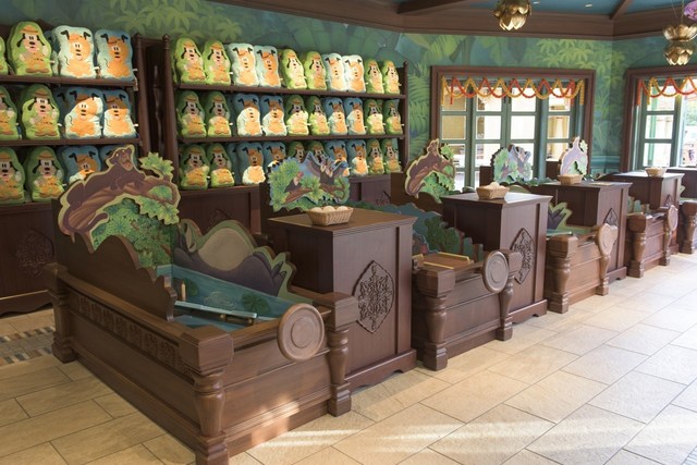 ジャングルカーニバル、「ボール投げ」ゲームのエリア