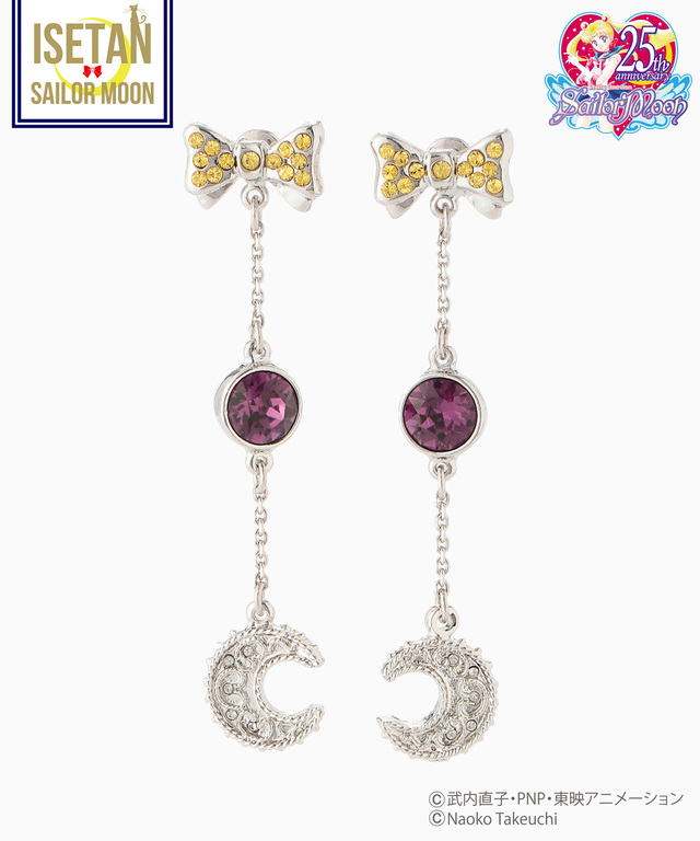 スワロフスキー®クリスタルコラボ ルナピアス かぐや姫の恋人Ver.