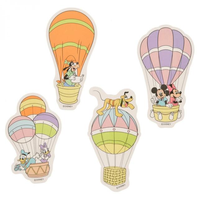 ミッキー&フレンズ シール・ステッカー ダイカット 気球 Sticker Collection 660円