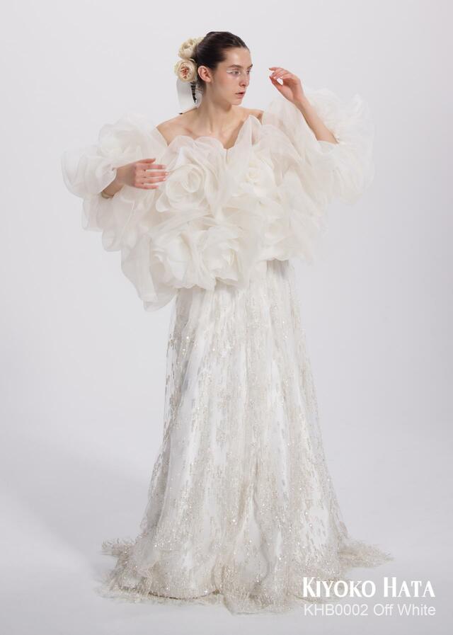 「KIYOKO HATA」新作ウェディングドレス KHB0002_OffWhite