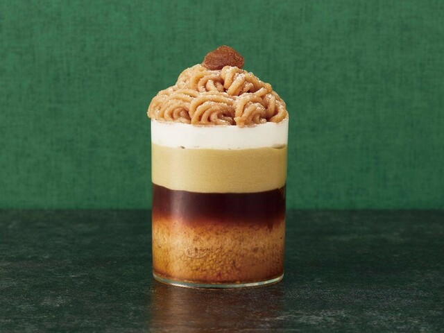 「ほうじ茶プリンのモンブラン」<価格:各800円(税込)>【“モンブラン好き”はエキュート品川に集合!王道から進化系、ハイブリットまで全16種が「Mont Blanc is ART 2026」に勢ぞろい!】