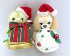 「クリスマスを楽しむグッズ」ぬいぐるみバッジ