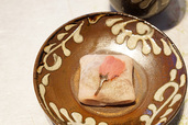 小布施堂/栗鹿ノ子桜餅(324円)