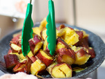【ブロンコビリー ブロンコビュッフェ】ディナータイム限定で登場する炭火炙り焼き芋