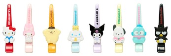 【サンリオショップ55周年記念「Mini Sanrioシリーズ」】シークレットロングヘアクリップ風ミニヘアクリップ(1アイテム/全8種)各693円