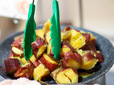 【ブロンコビリー ブロンコビュッフェ】ディナータイム限定で登場する炭火炙り焼き芋