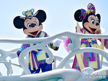 動画あり 東京ディズニーリゾートで17 七夕 スタート ミッキー ミニーが彦星と織姫の新衣装で登場 写真 30 30 ディズニー特集 ウレぴあ総研