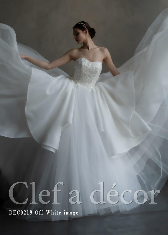 クラウディア「Clef a decor-クレアデコール」新作ウェディングドレス