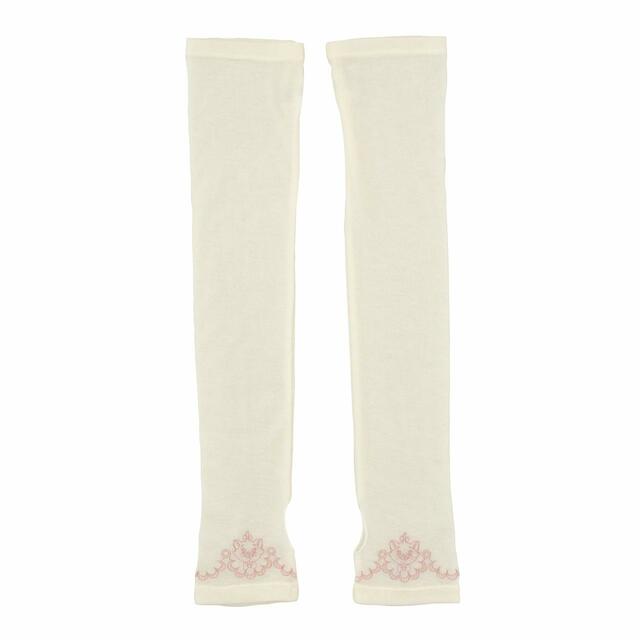 マリー おしゃれキャット アームカバー ホワイト SHINY DAY 3,000円