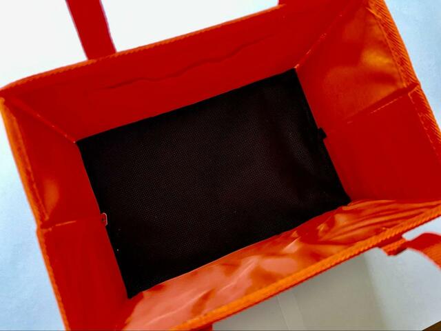 【sweet3月号 リトルミイのインテリアバッグ】サイズは縦13.5cm×横21cm×マチ14cm