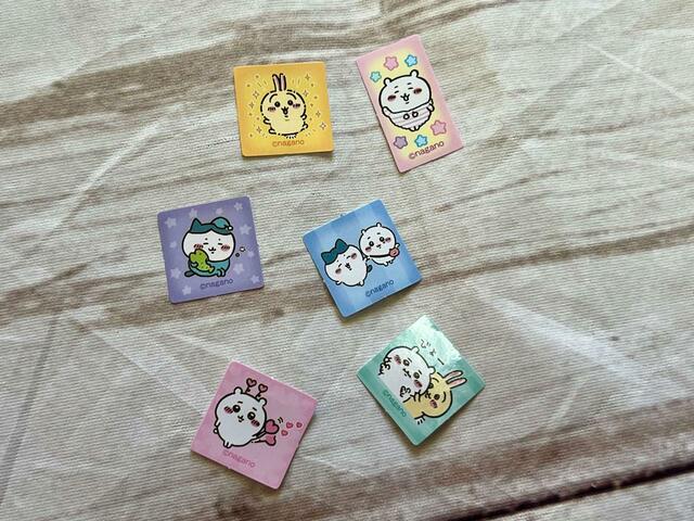 シールは切り取り線つきなため、キレイにバラすことができます♪