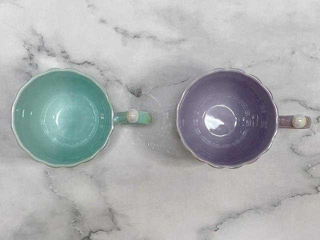 【Francfranc（フランフラン）】オパールシェル　マグ  MINT・PURPLE／各税込1,000円