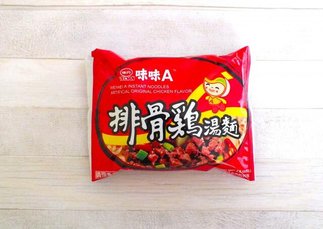 【カルディ台湾好吃！バッグ　味味A　台湾ラーメン排骨鶏味】台湾を代表するチキンヌードルです