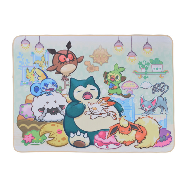 クッションブランケット カビゴンのあくび