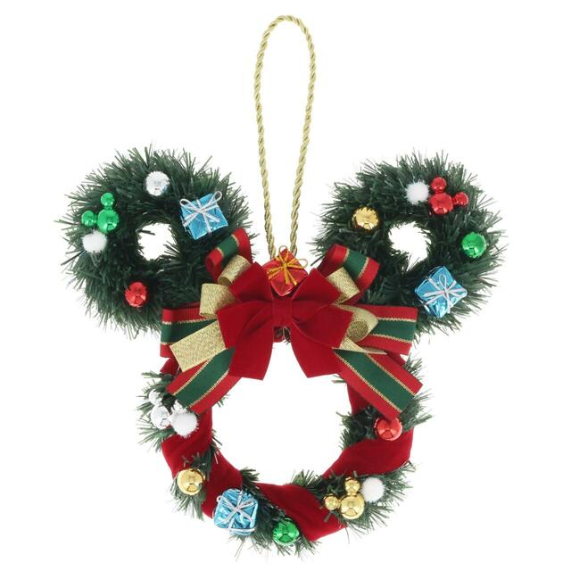 リース 4,400円|東京ディズニーリゾート「ディズニー・クリスマス」スペシャルグッズ|販売店舗:東京ディズニーランド「ディズニー&カンパニー」、東京ディズニーシー「ガッレーリア・ディズニー」|発売日:2026年11月10日(火)
