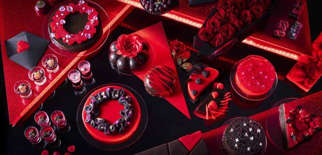 「アフタヌーンティーセット　イメージ」＜月～金 1名　5,600円　土・日・祝日　1名　6,200円＞【スイーツビュッフェ　Rouge Temptation ～赤の誘惑～】