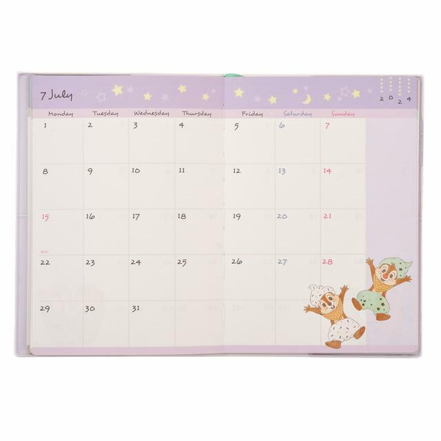 チップ＆デール 手帳・スケジュール帳 Calendar＆Organizer 2024 1,430円