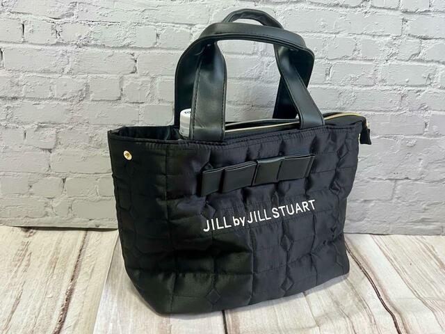 ペットボトルを縦にして入れると、少しはみ出してしまいます【JILL by JILLSTUART（ジル バイ ジルスチュアート）リボンショルダーバッグ】