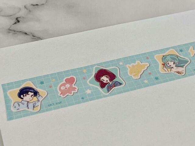 【100円ショップ×うる星やつら】面堂やしのぶ、ラムちゃんが描かれています