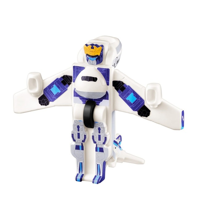 【マクドナルド ハッピーセット「特装合体ロボ ジョブレイバー」】第1弾　2025年7月11日（金）～7月17日（木）「スカイブレイバー ANA ジェット旅客機」変形後