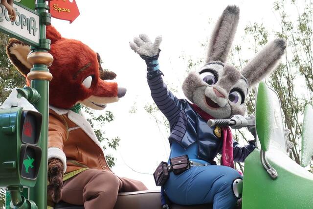 上海DL クリスマスのパレードより