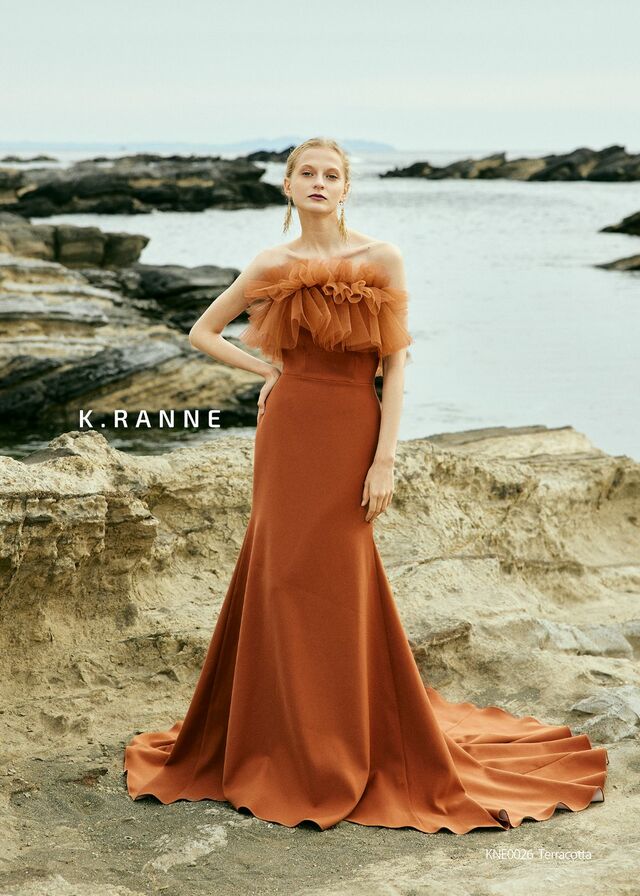 「K.RANNE-クランネ-」新作ウェディングドレス KNE0026_Terracotta