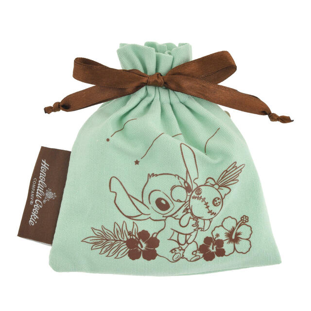 【Honolulu Cookie Company】スティッチ&スクランプ クッキー 巾着入り Shooting star 1,600円