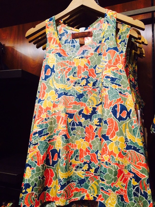 高級アロハシャツブランド “トリ・リチャード” デザイン、シェリーメイとおそろいのワンピース! 定価$55.00