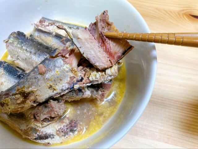 【ドン・キホーテ いわしが10尾前後入ったいわし水煮缶】骨が小さくやわらかいのでお子様でも食べやすい♪