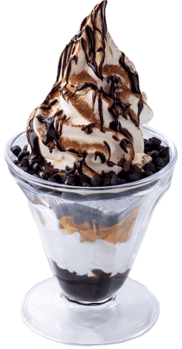 「パフェ組み合わせ例 チョコパフェ」<期間:2026年3月19日〜>【しゃぶ葉に大人気ラムが期間限定復活!〆に絶品味噌ラーメンも楽しめる「春のラムしゃぶ北海道フェア」開催!】