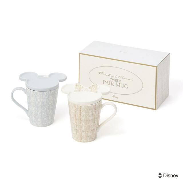 Francfranc ディズニー ペアマグ ツイード 3,500円