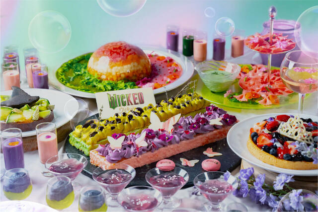 「『ウィキッド永遠の約束』コラボレーションメニュース」＜期間：2026年2026年3月2日～＞【“お花見×アウトドア料理”をインドアで楽しむグランピングブッフェ開催！映画「ウィキッド 永遠の約束」コラボメニューも登場！】