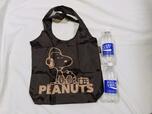 【SNOOPY（スヌーピー）エコバッグ：ヘッドフォン】ペットボトルがラクラク入りそう