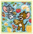 フェイラー トムとジェリー ハンカチ「TOM AND JERRY WE LOVE CHEESE」