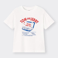 KIDS(男女兼用)グラフィックT(半袖) ¥990｜GU「トムとジェリー」コレクション