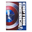MARVEL B6 ノート Captain America 580円