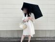 【美白肌モデル辻元 舞プロデュース! SUN DEFENCE 100%遮光日傘BOOK 涼しさアップのWHITE ver.】モノトーンでシンプルなデザインなので、どんなファッションにも合いますね♪