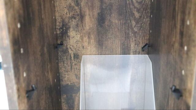 【ニトリ Nカラボ スリム 3段】ダボの高さはファイルボックスを入れて確認