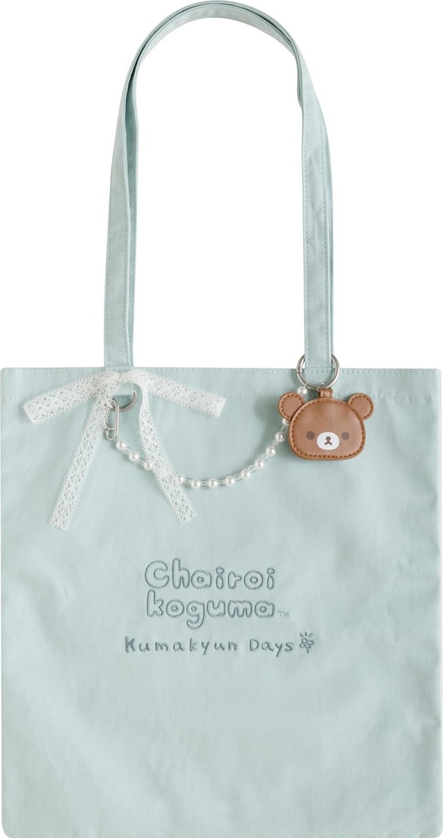 【リラックマ「チャイロイコグマのくまきゅんDays」】「トートバッグ」3,520円/A4サイズも収納可能!