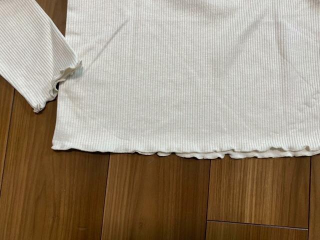 【しまむら　ワンピース+プルオーバーセット】裾まで抜かりないのでインしてもアウトしても使えます