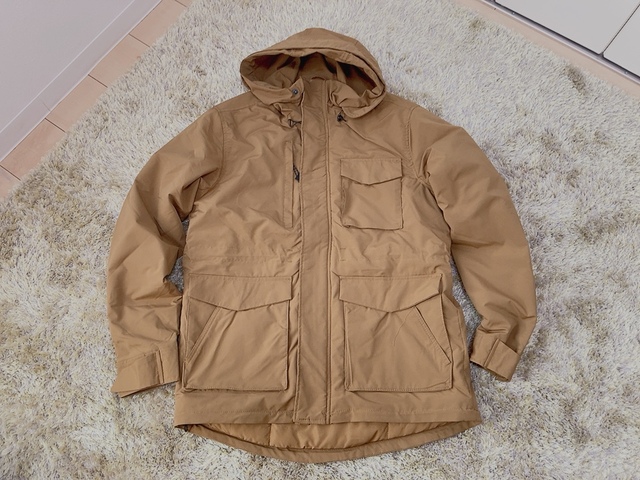 【ワークマン M65タイプユーティリティーウォームジャケット】水や汚れを弾くテフロン撥水加工が施されています