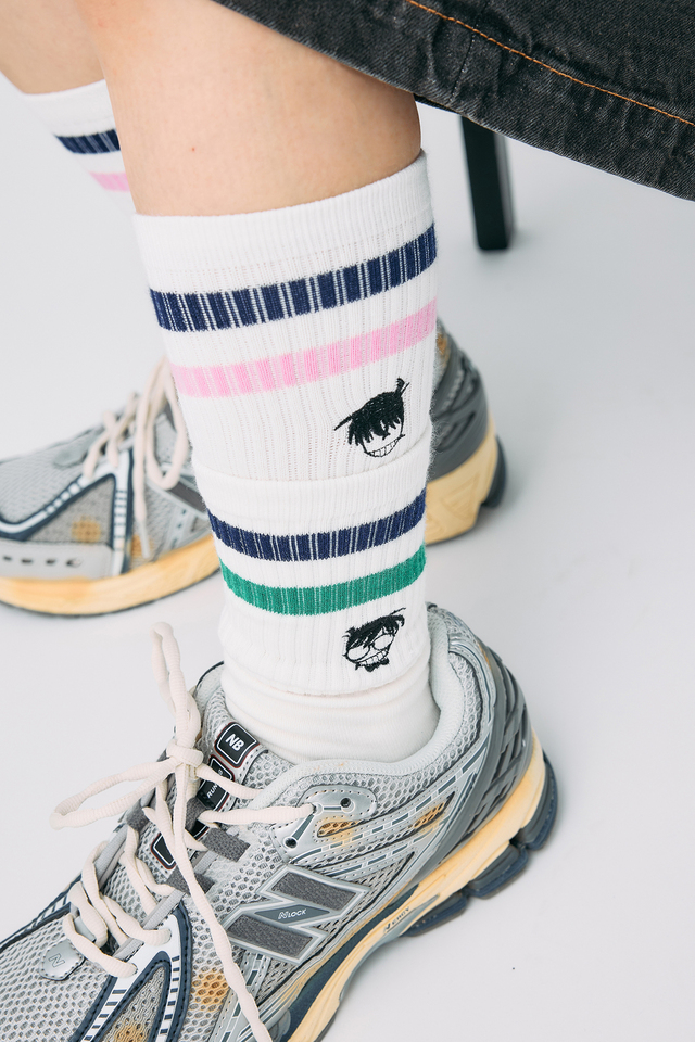 【JEANASIS×名探偵コナン】ワンポイントSOCKS（全4種）／￥2,200（税込）