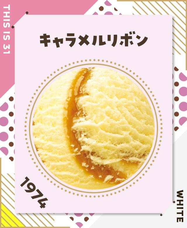【サーティワン フレーバー総選挙2023】第3位　24,404票（昨年3位）  キャラメルリボン