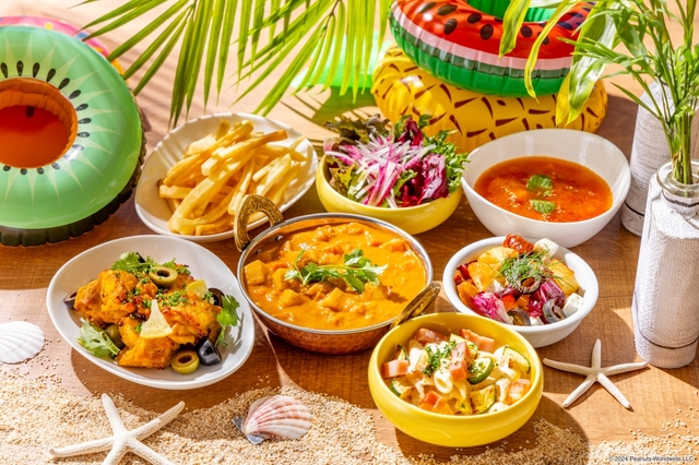 「セイボリー」<大人5,600円>【夏のスイーツビュッフェ「Snoopy Summer Beach Time」】