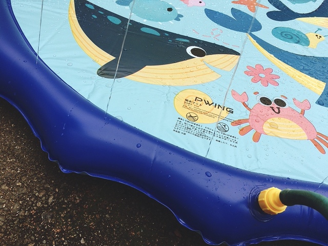 【PWING 噴水マット】暑い夏に最適の噴水プール