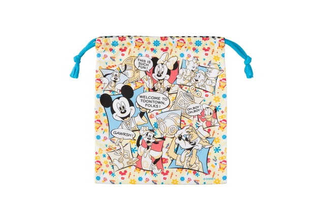 きんちゃく 700円｜縦約23×横約20cm｜2017年4月15日（土）発売｜東京ディズニーランド｜ギャグファクトリー／ファイブ・アンド・ダイム