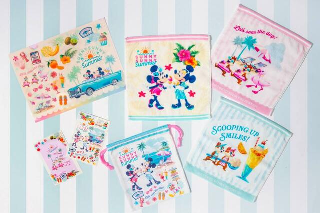 東京ディズニーリゾート「SUNNY SUNNY Summer」グッズ｜販売店舗：東京ディズニーランド「グランドエンポーリアム」、東京ディズニーシー「タワー・オブ・テラー・メモラビリア」｜発売日：2025年6月5日（木）