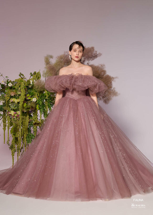 「Irida maison（イリーダメゾン）」新作ウェディングドレス　IM-0036_Pink