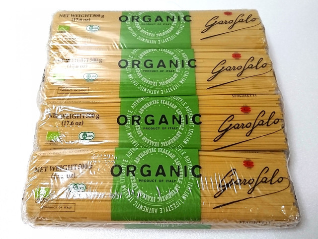 ガロファロ オーガニックスパゲッティ　500g×8袋　1,468円
